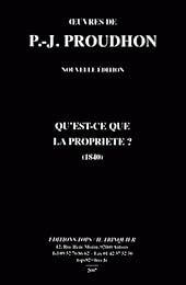 Qu'est-ce que la propriété ?