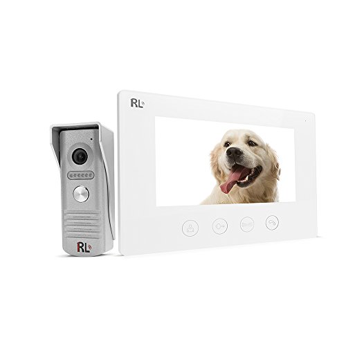 Roule RL-B17F 7" High Definition Color Video Camera Intercoms Entry Access Control System Door Phone Doorbell Door Viewer Night Vision Home Security Surveillance System Waterproof Damage-proof