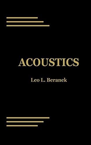 洋書 Acoustics Leo L.Beranek Acoustics: Sound Fields and Transducers: Mellow, Tim