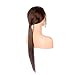 FUHSI Kanekalon Fiber 13×6 Synthetic Medium Dark Brown Color Lace Front Wig – Soft & Smooth,Straight,Comfortable & Adjustable For Perfect Fit –4# 250D 22