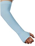 H2H SPORT Unisex Compression Fit Hand Cover Cooling Arm Sleeves UV Protection SKY (KMMM021)