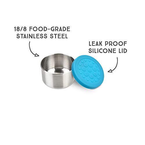 LunchBots 1.5oz Leak Proof Dips Condiment Containers - Set of 3 (1.5 oz) - Spill Proof in Bags and B - //coolthings.us