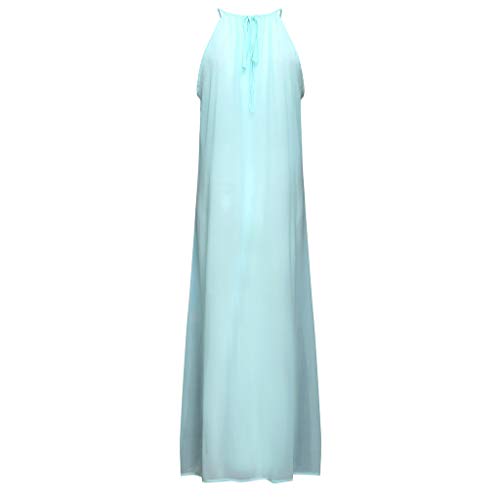 TOTOD Dress - Womens Sleeveless Bohemian Tie-Dye Illusion Print Racerback Long Tank Beach Sundress - Thumbnail 3