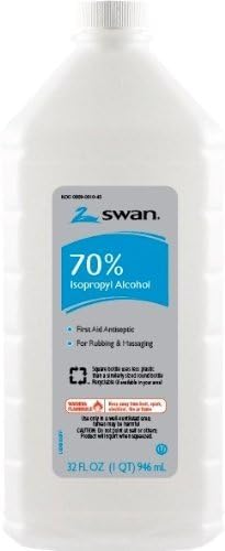 Swan 70% Isopropyl Alcohol (2 X 32 oz)