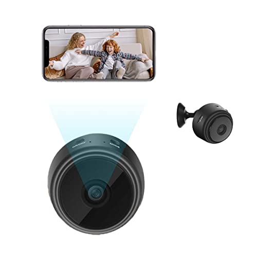 Mini HD 1080P Hidden Camera Wireless WiFi Camera with Video Live Feed  Covert Baby Nanny Cam Tiny Smart Cameras Home Security Cameras with Motion 