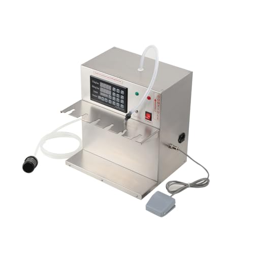 Cozyel Liquid Filling Machine Automatic Liquid Filler Spout Pouch Filling Machine Stand Up Bag Filler Standing Pouch Filler for soy milk, Milk, Juice, beverages, laundry detergents, Digital Control