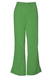 Cherokee Workwear Women's Natural Rise Flare Leg Scrub Pants Small Aloe