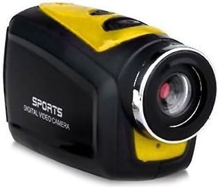 Amazon 500円玉サイズ 小型 高画質 スポーツカメラ イエロー ウェアラブルカメラ 防水ケース 水深 3m 対応 デジタルビデオカメラ ウェアラブルカメラ アクションカム 通販