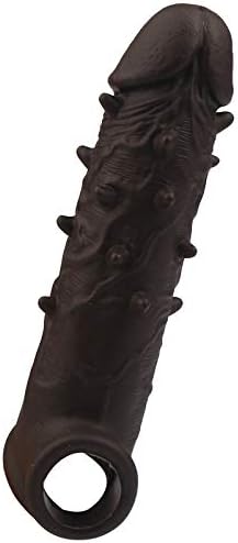 Reusable Cover Sleeve,Couple Membrum Soft Case Cover Overstriking Ipsism Intrest Stick Wand Fun Rod Sleeve-C1