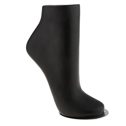 Prettyia White/Black/Natural Anklet Socks Sox Foot Mannequin 3 SIZE AVAILABLE - Small, Black