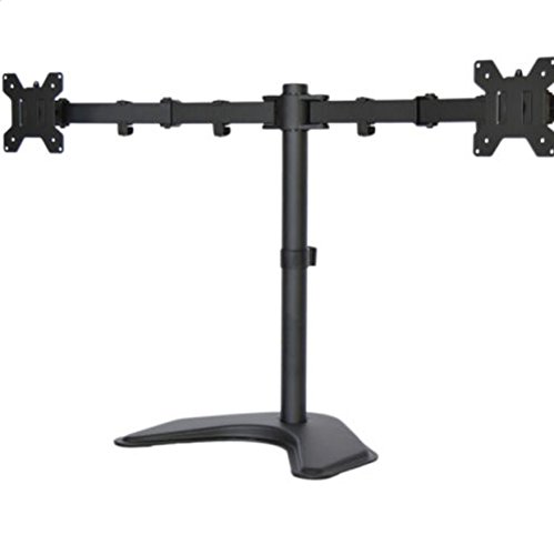 TV Stand Mount 2 Screens Monitor Desk Duall LCD Standing ADjustable Up to 27 Inch