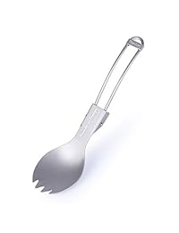 iBasingo Titanium Spork   Tenedor de picnic con ma