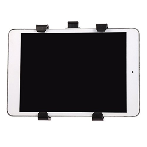 Elever 360 Rotation Adjustable Car Backrest Headrest Mount Holder for iPad/Tablet (Black) - Thumbnail 2