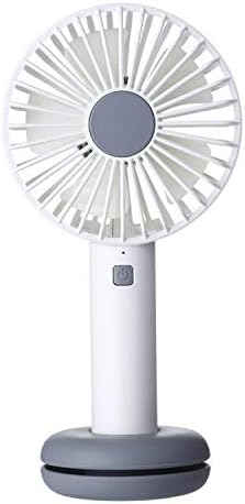 EMOCCI Handheld Mini Usb Fan Portable LED Night Light 2019 New 3 Speeds Silent 2000MA Battery Rechargeable