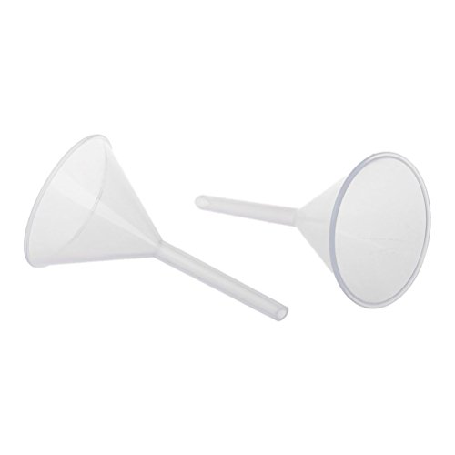 UEETEK 5 Pcs 60ml Multipurpose Plastic Lab Funnels Laboratory Clear White Plastic Filter Funnel - Thumbnail 4