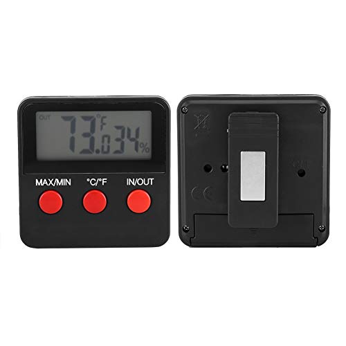 AIGGEND Thermometer Indoor-Digital LCD Thermometer Hygrometer Temp Accurate Temperature Humidity Monitor Meter for Egg Incubator Pet Keeping - Thumbnail 5