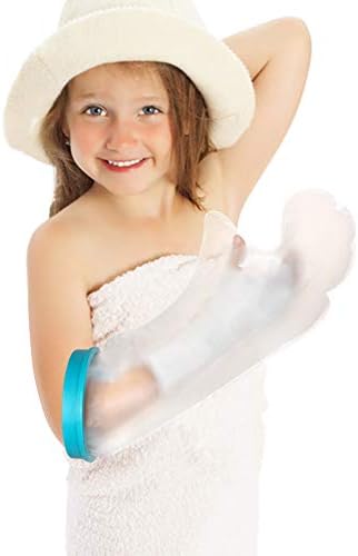 Doact ギプスカバー 入浴防水プロテクター 子供の腕用 手首用 風呂 入浴 骨折 繰り返し使える 包帯やギプスのままシャワーok 防水シャワーカバー 男女兼用 長さ48cm 患部防水グッズ