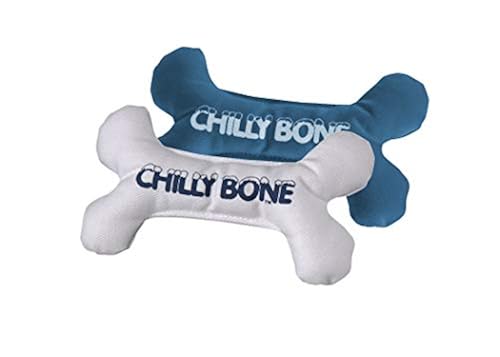 Multipet Chilly Bone Dog Toy Vanilla-Scented Canvas Freezable