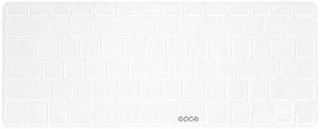 COCE Ultra Thin Transparent Keyboard Cover TPU Skin for MacBook Pro 13" 15" 17" (with or w/Out Retina Display) iMac and MacBook Air 13" NOT FIT for 2016 Model (Clear)