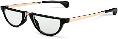 MMZZ Magnifier Anti-blue Light Folded Reading Glasses,Optical Eyewear Non Prescription Spectacles, For Mens and Woman