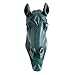 HERNGEE Horse Head Single Wall Hook/Hanger Animal Shaped Coat Hat Hook Heavy Duty, Rustic, Decorative Gift (Bronze)