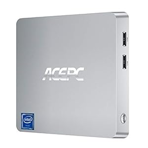 ACEPC T11 Mini PC Windows 10 Pro, Fanless mini computer, support for 4K HD, 2.4, 5G WLAN, Gigabit Ethernet, HDMI and VGA…