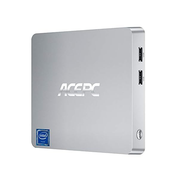 ACEPC-T11-Mini-PC-Windows-10-Pro-Fanless-mini-computer-support-for-4K-HD-24-5G-WLAN-Gigabit-Ethernet-HDMI-and-VGA-output-4GB-and-120GB-Silver ACEPC T11 Mini PC Windows 10 Pro, Fanless mini computer, support for 4K HD, 2.4, 5G WLAN, Gigabit Ethernet, HDMI and VGA…