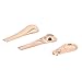 Naimo Zinc Alloy Pipe Scoop-Shape Larger Bowl Pipe for Herbs with Gift Box, Rose Gold
