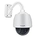Sumpple Wireless WiFi/Wired PTZ Outdoor Surveillance Internet IP Camera 960P 4X Optical Zoom Motion Sensor Activated with 8G SD Card Waterproof Night Vision Up to 98ft, Work for iOS, Android or PC