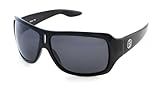 Filtrate Eyewear ZEPHYR Sunglasses- Gloss Black with Grey Polarized Lenses 00