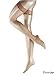 Falke Shelina 12 Denier Shimmer Stay-Up Thigh Highs, Large, Black