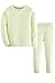 ASHERANGEL Kid Boys Solid Long Thermal Underwear Set 100% Cotton Pajamas