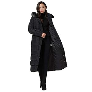 adomi women's long hooded down coat