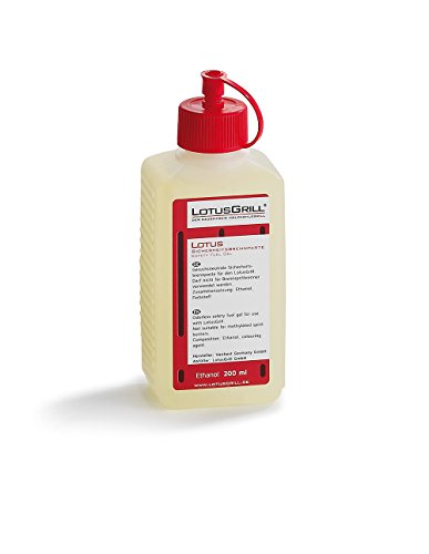 LotusGrill Sicherheitsbrennpaste aus Bio-Ethanol, Transparent, 14,0 x 11,8 x 5,5