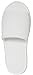 Luxehome White Terry Open Toe Spa Slippers, 20 Pairs per Case