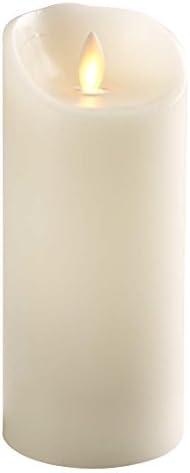 LED Pillar Candle with Auto-Timer, 7H, Cream by Northern International
