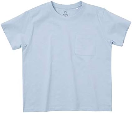 子供 情熱セール 男の子 女の子 Tシャツ 半袖 半袖tシャツ キッズ ボーイズ 無地 ポケット付き無地tシャツ クルーネック Mh オーガニックコットン Ogss001 ガールズ