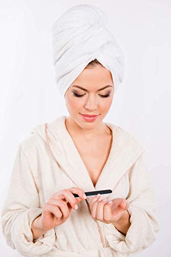 image for Anezus 15Pcs Nail File Set Emery Boards Double Sided Black Washable Na