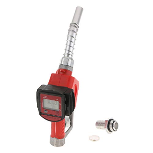 image for B Blesiya LCD Digital Flow Meter for Fuel Diesel Nozzle Automatic Dies