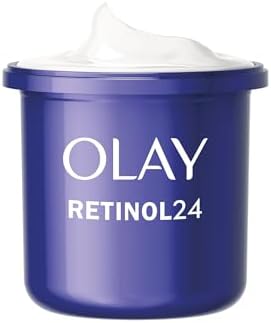 Retinol 24 creme noturno facial hidratante REFILL, com vitamina E antioxidante. Cuidados de pele bem-envelhecidos 50 ml