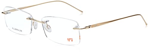 try TY889 Brille, Gold, 53 für Herren, Gold