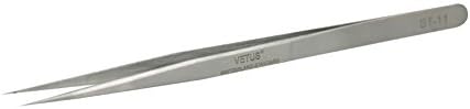 Original Vetus Tweezers Straight Fine Tip Eyelash Extensions Lash Application Tools ST11 ST12 ST15