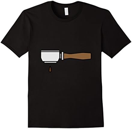 Mens Barista Portafilter Coffee T-Shirt XL Black
