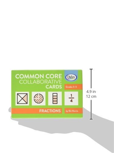 Didax Educational Resources Common Core Collaborative Cards-Fractions