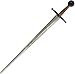 Red Dragon Armoury Synthetic Single Hand Sparring Sword - Silver Blade
