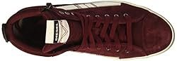 Diesel Men's D-Velows MID LACE Sneaker, Wine, 9 M US