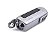 J.VANDER Yorke Premium Triple Jet Torch Flame Butane Cigar Lighter + Punch Cutter & Gift Box (Brushed Chrome)