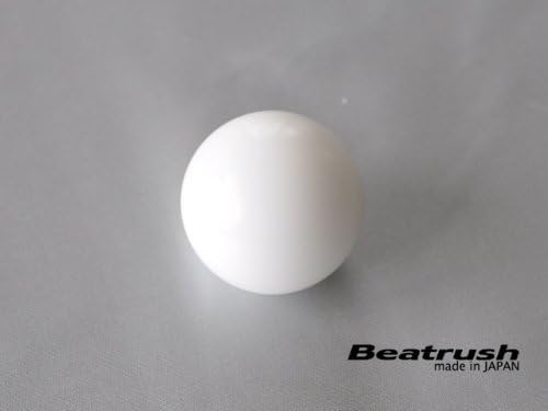 Beatrush manual vehicles only DURACON made shift knob type Q (no shift pattern) ?40mm M12 × 1.25 White [A91212W-Q40]