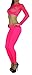 ToBeInStyle Women's Footless Elastic Leggings - One Size - Neon Pink