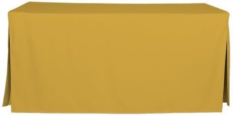 Tablevogue 6-Foot Fitted Folding Table Cover, Mimosa by Tablevogue